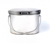 Котелок низкий 1,8 л крышка без ручек Роза Ветров