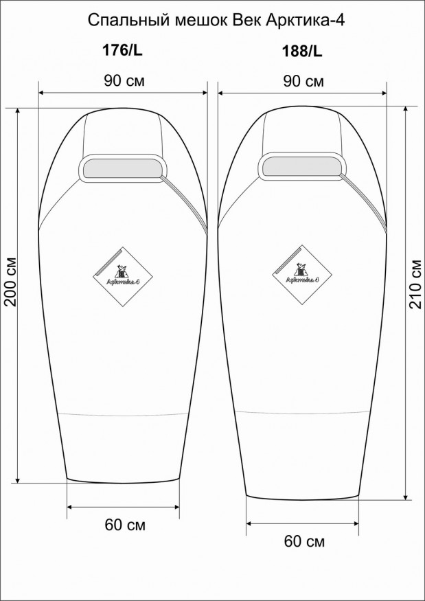 Спальный мешок Век Арктика-4