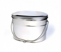 Котелок низкий 9,5 л крышка без ручек Роза Ветров