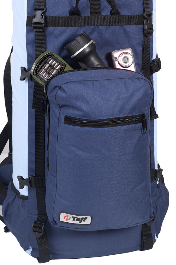 Рюкзак туристический Оптимал 2, серо-красный, 80 л, ТАЙФ