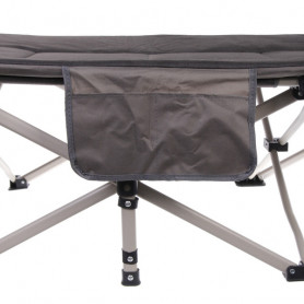 Раскладушка кемпинговая складная 188*66*41 см, черный