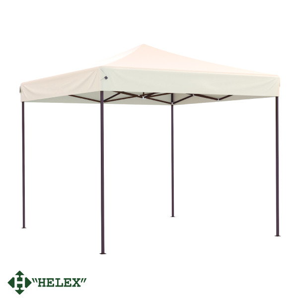 Тент-шатер Helex 23101, (раскладывается гармошкой) 3х3м полиэстер, бежевый