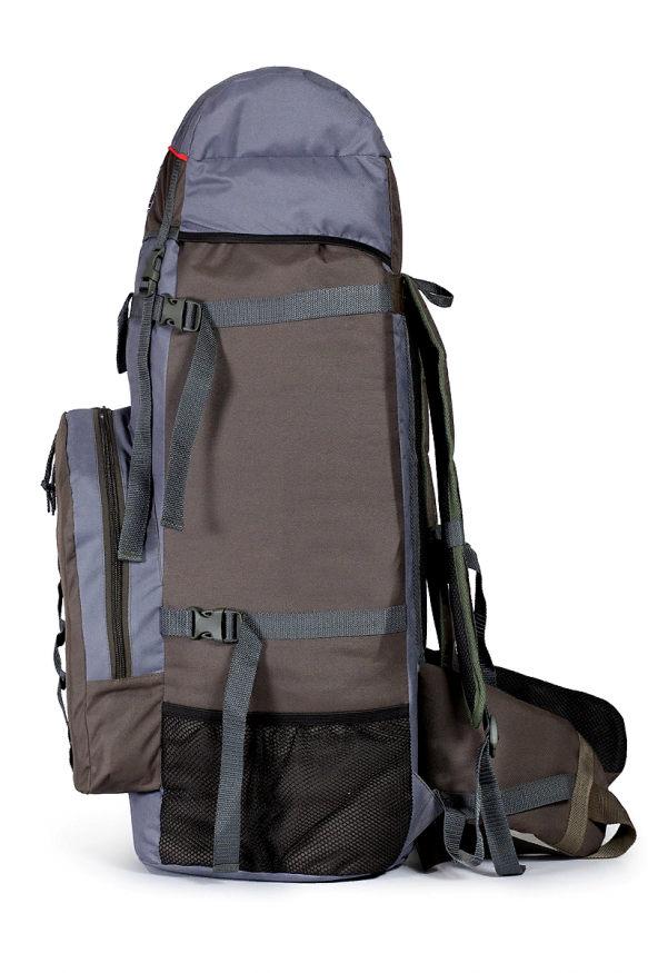 Рюкзак туристический Турист Лайт 3, ПВХ 600, серый/хаки, 90 л, ТАЙФ