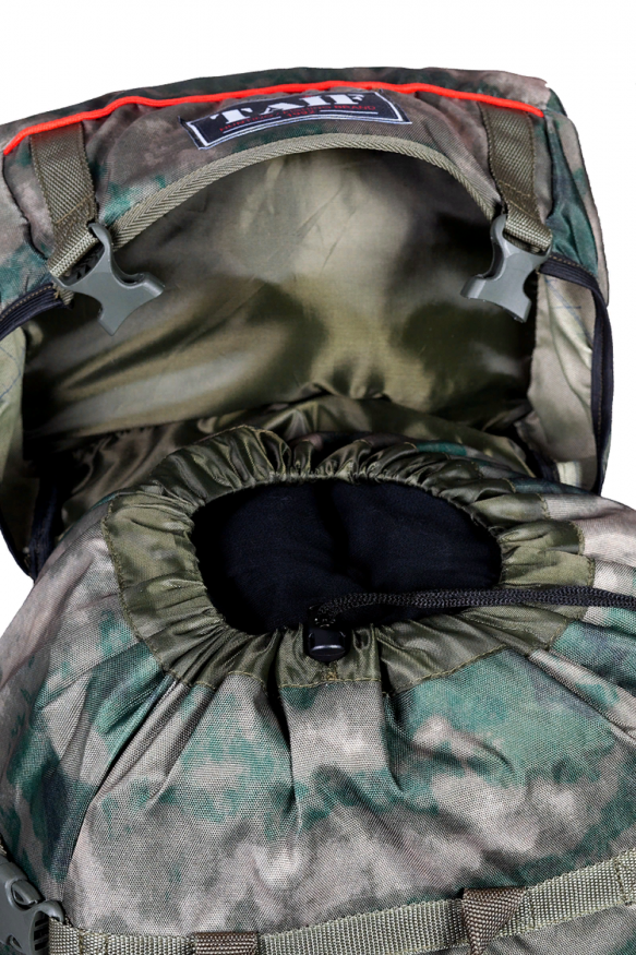 Рюкзак туристический Турист Лайт 7, ПВХ 600, мох, 65 л, ТАЙФ