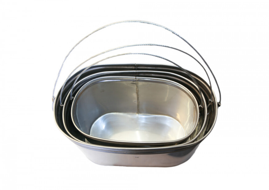 Котел Век с крышкой 12 л овальный