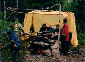 Палатка Век Баня походная Каменка