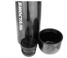 Термос Биосталь с узкой горловиной, цвет вороненая сталь, 0,75 л